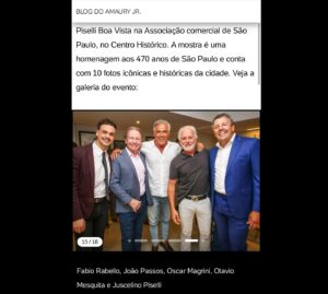 Fabio Rabello Instagram - In family and good friends, celebrating the 470th anniversary of my beloved hometown São Paulo! Enjoying the great photo gallery of my talented friend  @joaopassosfotografo 📸 #sp #sp470anos #sãopaulo