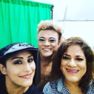 Fabiola Balbuena Torres Instagram - Con los mejores Exoticos en la Historia de la Lucha Libre! Pimpinela Escarlata y Cassandro! Ichiban ❤️