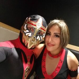 Fabiola Balbuena Torres Instagram - Un gran amigo, Mascarita Dorada!
