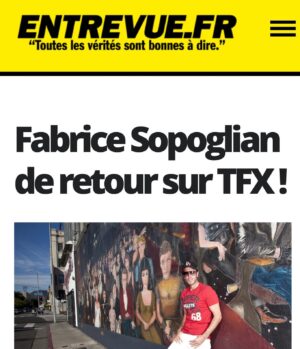 Fabrice Sopoglian Instagram - A lire 📖 lien 🔝 (bio)
Merci a @jeromegoulon @entrevueofficiel