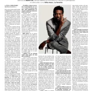 Fabrício Boliveira Instagram - Sinto-me feliz e grato pela oportunidade que a vida me deu de entrevistar para o jornal Juventud Rebelde o ator brasileiro @fabricioboliveira, que interpreta Roberval na novela Nuevo Sol Agradeço imensamente ao Fabrício Boliveira pela gentileza, confiança e por sempre carregar Cuba no coração 🇨🇺🇧🇷❤️