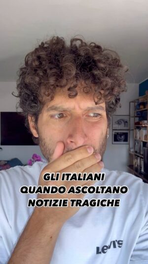 Fabrizio Colica Instagram - Gli #italiani quando ascoltano notizie tragiche.
Grazie @francescocosta21 per averci rassicurati