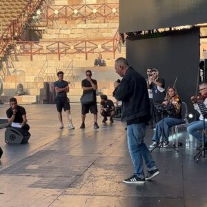 Fabrizio Tarducci Instagram - Anche con l’orchestra le rime prendono il volo. #timmusicawards23