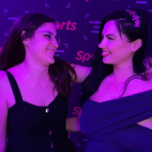 Faith Elizabeth Instagram - @festivaldecannes DAY 5 PT. 2 lol ✨ 
It was time for @twickenhamstudios party & partying with @natashamarburger - I enjoyed a nice balance between dancing & chilling on the sandy beachfront. 

The legendary #Campari night with @alidapantone came next, getting to experience the #GlamBOT with founder @colewalliser himself & connecting with so many more amazing Italian filmmakers, as well as witnessing my composer friend @georgestomb strut his stuff on the glambot! 😎 
The night didn’t end there- it was gone 3am but we headed off to another party… Details of which are kinda fuzzy but there was deffo a Photo Booth & more bubbles 🥂😍

Heading home at a fairly reasonable hour- about 5am- I clambered into my pjs, however somehow my headband had gotten tangled in my hair & thanks to Alidas clever suggestion (or rather my misunderstanding of it 😂) I decided to cut it out & then swiftly pass out asleep 😂🫣 

Oh what a night ♥️

#festivaldecannes #cannesfilmfestival #cannes2023 #festivaldecannes2023 #yesshecannes #shesquad