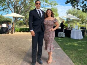 Fanny Veliz Grande Instagram - My hubby @nelson_grande married our nephew Nelson and his new wife Kayla today. Love having all three kids together. At the end of the day, family is the most important thing #love #wedding #familia