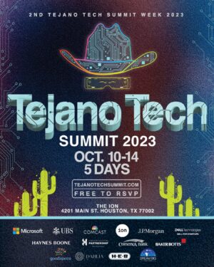 Fanny Veliz Grande Instagram - Houston! We’re going to be speaking at the Tejano Tech Summit this Thursday and Friday.  Register and come say Hi! We will be taking about how we use tech to close the gap of representation for Latinos and other under represented communities in Hollywood and of course sharing about our Wefunder campaign and how you can join our efforts.  See you then! #houston #technology #latino #entrepreneur #latine #latina #hispanicheritagemonth #representationmatters