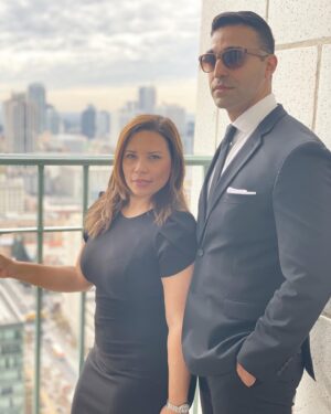 Fanny Veliz Grande Instagram - Same location,  four years later, same mission #latinos #entrepreneur #couple