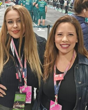 Fanny Veliz Grande Instagram - We are big @f1 fans. Last night was a dream. Since we’re in the business we are used to seeing famous actors but meeting the drivers, getting to chat with the mechanics and the team principals I was star struck! I truly felt like a little kid going to Disneyland for the first time. Thank you for having us. #lasvegas #grandprix #f1