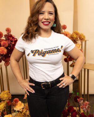 Fanny Veliz Grande Instagram - #DemandMore
Together we say ¡PÁGAME! on #LatinaEqualPay Day. Latinas are paid just 52 cents, on average, for every $1 a white man is paid, resulting in lost pay amounting to over 1 million dollars over the course of a 40 year career. We can’t wait to be paid equally, and we shouldn’t have to. We must be paid fully and fairly NOW. @mujerxsrising & @lclaa teamed up with @weallgrowlatina and @karla.and.co to create this year’s tee & benefit the National #LatinaEqualPay campaign. Take action at: actionnetwork.org/petitions/latinaequalpay
