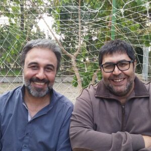 Farhad Aslani Instagram - من و رضا ,رفیق هم قدیمیش خوبه☺☺