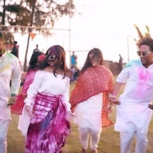 Farhan Ahmed Jovan Instagram - A wedding evening with love & colors 💙❤️