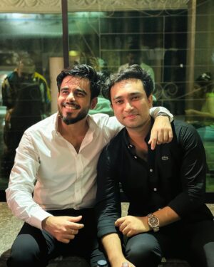 Farhan Ahmed Jovan Instagram - Black shines brighter with White 
🖤🤍

Antarjaal striking soon in the theaters