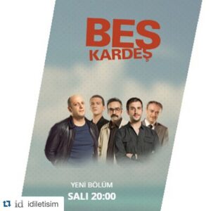 Fatih Artman Instagram - #Repost @idiletisim with @repostapp.
・・・
ID oyuncusu Fatih Artman'in basrollerinden yer aldigi Bes Kardes yeni bolumleriyle bu aksam 20:00 de Kanal D ekranlarinda basliyor. #fatihartman #beskardes