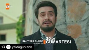 Fatih Doğan Instagram - Bu akşam bölüm dinamit😎 kaçırmayın...kimler izliyo? 
#Repost @yeldagurkann with @get_repost
・・・
Oyuncumuz Fatih Doğan'ın rol aldığı Bahtiyar Ölmez, yeni bölümüyle bu akşam 20:00'da  ATV'de.

#FatihDogan #BahtiyarOlmez #YeldaGurkan #YeldaGurkanMenajerlik
@fatihdogan.fd