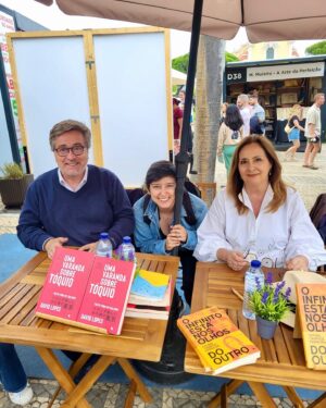 Fátima Campos Ferreira Instagram - Tarde feliz na Feira do Livro de Lisboa