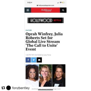 Faune Chambers Watkins Instagram - #Repost @fonzbentley...he has been working on something very special🙏🏾❤️
・・・
Over the past several weeks while locked away during the coronavirus, I was invited to joined a small group of amazing people to do what we do best.  UNITE HUMANITY.  To do the unthinkable, to roll up our sleeves, to create a platform to bring the world hope and put our focus on serving others.  So we called a few friends and they called a few friends and The Call To Unite was born! I pray tonight it will inspire you, encourage your heart, make you laugh and see humanity at its best. 
Desmond Tutu said it best, “I am what I am because of who we all are.” Let’s UNITE Join us this tonight Friday May 1st at 8pm EST at Unite.us #thecalltounite #purposeParty #Impact #Unite #Producer