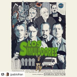 Federico D'Elía Instagram - #Repost @jpablofran with @get_repost
・・・
Póster de los simula que hice en estos días #lossimuladores // Tapa de disco 👏🏼👏🏼👏🏼