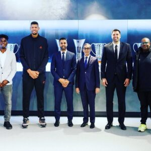 Felipe Reyes Instagram - Ha sido un placer recibir la visita del ministro de deportes de Cabo Verde en la ciudad deportiva del Real Madrid.