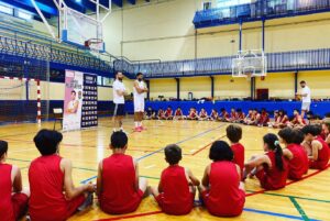 Felipe Reyes Instagram - 4º día del campus Felipe Reyes ✅ Hoy hemos tenido una visita muy especial en la sede del colegio sagrados corazones, @sergiorodriguezoficial !! 💪🏻💪🏻💪🏻