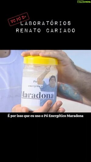 Felipe Torres Instagram - A Tecofarma inovou com seu novo Pó Treino.
Vc quer dar um fôlego na sua carreira? Quer refinar a sua performance? 
Então, entre de cabeça no Pó Energértico Maradona, mais um produto bombado dos laboratórios Renato Cariado💪👃