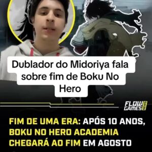 Felipe Volpato Instagram - Dublador do Midoriya fala sobre fim de Boku No Hero 

#midoriya #dublador #dublagem #izuku