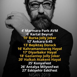Feridun Düzağaç Instagram - Paylaşımımızın altına, talep eden ilk 20 dinleyicimize “10’a özel kutlaması” adına albüm yollayacağız. Çok önemli, hiç değilse benim önemsediğim nisan turnemizle ilgili görsel için sağa kaydırınız ve sarı renkle belirtilmiş konser tarih ve detayları için lütfen facebook sayfamızı takip ediniz. 
https://www.facebook.com/feridunduzagac
Her şey gönlünüzce olsun. 🙋🏻‍♂