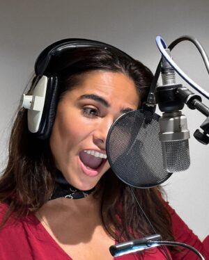 Fernanda Diniz Instagram - Doing animation and being directed by the sweetest @peacock_sound Thank you for all the fun! And thanks to my agents @iam_globaltalent 🤩