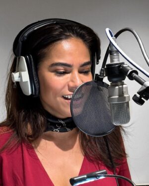 Fernanda Diniz Instagram - Doing animation and being directed by the sweetest @peacock_sound Thank you for all the fun! And thanks to my agents @iam_globaltalent 🤩