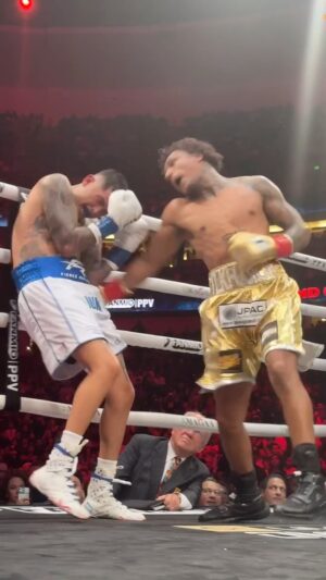 Fernando Vargas Jr. Instagram - WHAT A BATTLE. 

@amadofvargas made a statement tonight and proves victorious over Sean Garcia.

#VargasGarcia | Fanmio PPV