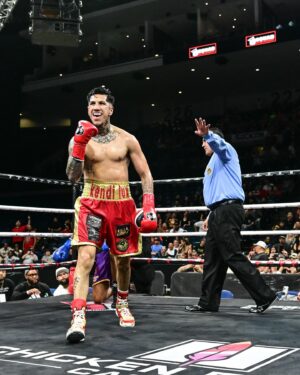 Fernando Vargas Jr. Instagram - Months of sacrifice, many days of unseen work, and countless hours of preparation all for one night 💯 

📸: @juliocphotos