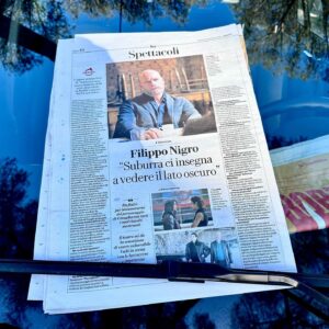 Filippo Nigro Instagram - grazie a Silvia Fumarola per la chiacchierata e soprattutto per la sua preparazione di livello superiore su #suburra
@larepubblica