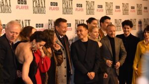 Finn Cole Instagram - Peaky Blinder Premiere in BIRMINGHAM!! Thanks to all of those who came to see us. Can’t wait for you to see the final season, BBC 1 & iPlayer Sunday 9pm !! #peakyblinders #bbc @peakyblindersofficial