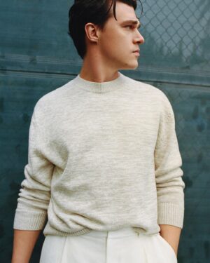 Finn Wittrock Instagram - Pleased to be a part of the COS SS22 campaign @cosstores and featured in COS Magazine next month to celebrate Earth Day. Sustainable fashion for the future.