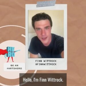 Finn Wittrock Instagram - #beanartshero @beanartshero