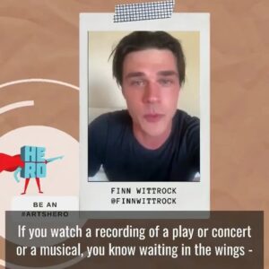 Finn Wittrock Instagram - #beanartshero @beanartshero