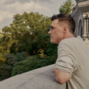 Finn Wittrock Instagram - So cool to have a jaunt through the park as captured by the @nytimes today. Shout out to Central Park and Malachys. May it never die. @nytimesfashion