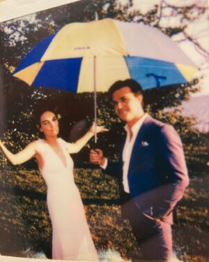 Finn Wittrock Instagram - A Polaroid from my final scene in Luckiest Girl Alive, in which I had the honor of holding the sun umbrella. It is such a searingly powerful film, you’d never guess how much fun we had making it. Cheers and congrats to @jessicaknollauthor for writing this important tale and then bringing it to the screen. I was honored to be a part of your vision. The movie is on @netflix tomorrow. I do hope you’ll check it out. #milakunis @mikebarker27 @chiaraaurelia @picturestart #luckiestgirlalive