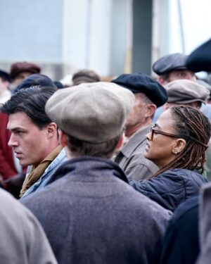 Finn Wittrock Instagram - In 1936, a German man, presumably identified as August Landmesser, was photographed refusing to perform a Nazi salute and crossing his arms in defiance.

Swipe to see behind-the-scenes photos of how this shot was recreated in #AvaDuVernay’s ORIGIN.

#ORIGINMovie is now playing in theaters. Get tickets at originfilm.com via the link in bio.