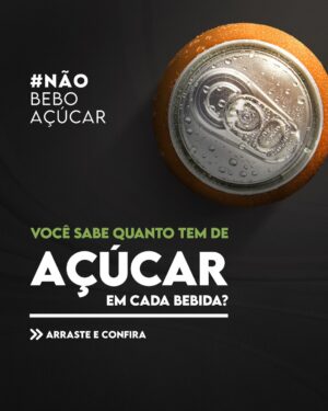 Flavio Passos Instagram - Normalmente não pensamos nisto, mas muitos se surpreendem com a quantidade de açúcar contido nas bebidas adocicadas.

Mais: você sabia que, de acordo com as estatísticas, 40% de todo o açúcar que as pessoas consomem está contido nas bebidas?

A Organização Mundial de Saúde (OMS) indica que o consumo desse ingrediente não deve passar dos 25 gramas por dia - para um adulto. Entretanto, pesquisadores diversos enfatizam que esse limite deveria ser ainda menor.

Mesmo assim, o brasileiro ainda consome, em média, 5 VEZES mais açúcar do que o recomendado pelos órgãos oficiais (e o recomendado já é muito).

É fácil exagerar. Só uma latinha de refrigerante comum possui 37g de açúcar. Ou seja, 48% ACIMA do limite indicado pela OMS.

Aceite o convite da Puravida para participar do Desafio #NãoBeboAçúcar.

✅ Acesse o site: naobeboacucar.com.br para se inscrever, baixar o eBook GRATUITO e receber toda a informação necessária.

Arraste para o lado e saiba a quantidade de açúcar presente nas bebidas mais comuns do dia a dia →