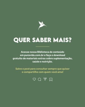 Flavio Passos Instagram - A acetilcolina pode ser considerada a molécula da atenção.

Embora tenha papel também na contração muscular, na produção de sucos digestivos, na vasodilatação e controle da pressão arterial, na redução da inflamação e na atividade do sistema nervoso parassimpático — sua função de maior destaque é a promoção da saúde neuronal e do funcionamento cognitivo.

O Brain Focus, novo suplemento da Puravida, é um nootrópico estruturado a partir de nutrientes que estimulam a síntese do neurotransmissor acetilcolina, ainda mais estimulado por um composto ativo que favorece o estado de alerta, a concentração e a performance mental.

Acesse o site www.puravida.com.br e conheça o Brain Focus! Compre e receba em casa 🧠