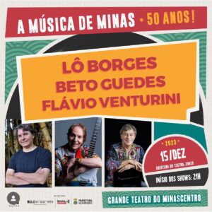 Flávio Venturini Instagram - Alo, BH!
Nosso encontro será dia 15/12.
Ingressos e agenda completa no link da bio.