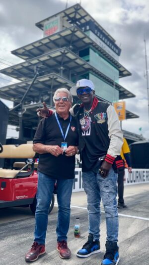 Flavor Flav Instagram - FLAVOR FLAV::: Fan Boying over the BEST race car driver in the world,!!! @andrettimario #indy500