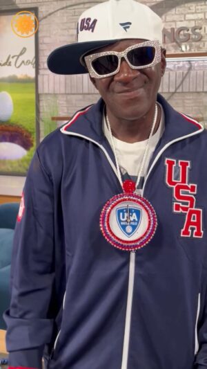 Flavor Flav Instagram - @flavorflavofficial is serious about supporting @usawp — rocking a custom clock as the teams’ new hype man.