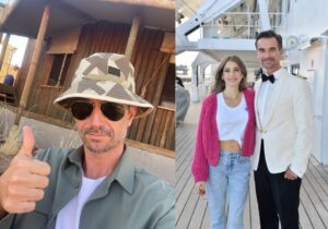 Florian Silbereisen Instagram - „Das Traumschiff“ in Afrika! Welches Outfit ist da wohl besser geeignet? 😉

Kommt mit auf Reisen! 🚢 Es wird mal wieder ganz wunderbar: Mit Cathy Hummels, Dietmar Bär, Esther Schweins, Axel Schulz, Florian Fitz, Gesine Cukrowski, Caroline Hartig und vielen mehr! 

Heute Abend um 20.15 Uhr im ZDF! ⚓️