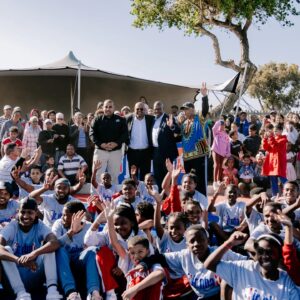 Forest Whitaker Instagram - Yesterday, I was honored to open a brand new basketball🏀 court in Cape Town, #SouthAfrica🇿🇦, alongside @nbaafricaofficial. The court will be a hub for WPDI's Peace Through Sports program, social innovation, community events and learning. I am excited for what the future holds for communities here!