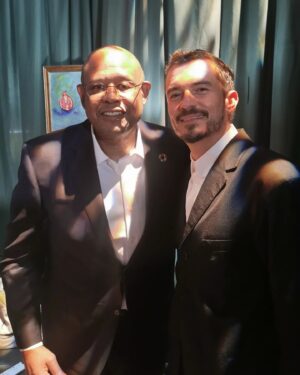 Forest Whitaker Instagram - Look who I've bumped into at the SDG Pavilion! Nice seeing you my friend