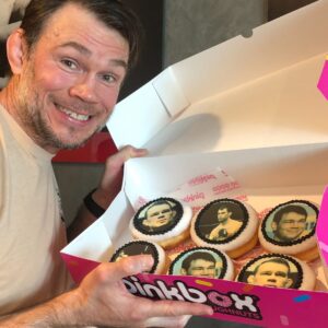 Forrest Griffin Instagram - In case you were wondering yes I am delicious. Much thanks to @john_bartolo_show @pinkboxdoughnuts