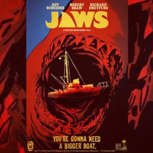 Francesco Francavilla Instagram - YOU’RE GONNA NEED A BIGGER BOAT
Steven Spielberg’s masterpiece, JAWS, was released OTD 49 years ago.