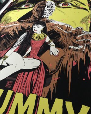 Francesco Francavilla Instagram - THE MUMMY IS HERE!!! Pt.2
Got my APs of my 3rd @hammer_films and 1st with @madebymutant officially licensed poster for Hammer’s THE MUMMY, directed by Terence Fisher and starring Peter Cushing, Christopher Lee, and Yvonne Furneaux with my hand drawn title and credits and everything, as always. These were printed by the excellent @dl_screenprinting and as always they did a tremendous job! 
This variant edition is available now at https://www.madebymutant.com/merch/458529-francesco-francavilla-the-mummy-variant-poster