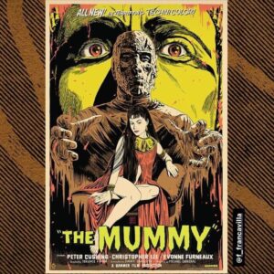 Francesco Francavilla Instagram - Heads-up!!! 
My officially licensed @hammer_films THE MUMMY posters with @madebymutant will be available tomorrow, 6/9 at 12pm CT on Mutant’s website. For the first time the variant (pictured) will be available for sale. 24x36” edition of 85!
